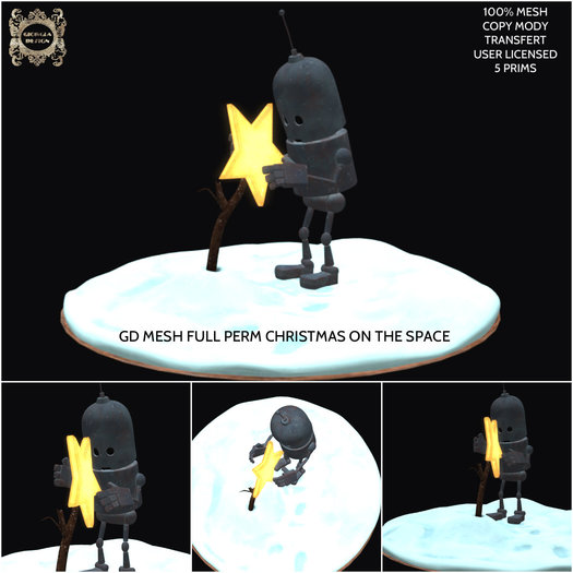 GD MESH FULL PERM CHRISTMAS ON THE SPACE