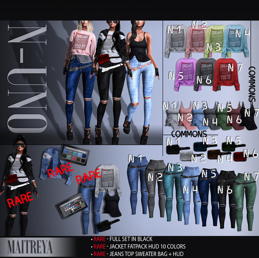 N-Uno - Rita Set Balck // RARE