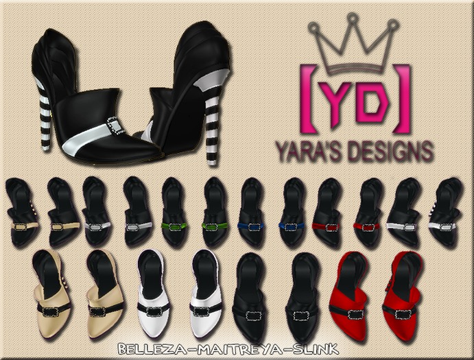 [YARA'S DESIGNS]TACONES JAZMIN 