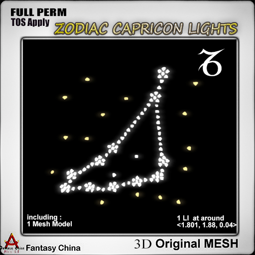 Full Perm Zodiac Capricon Lights 