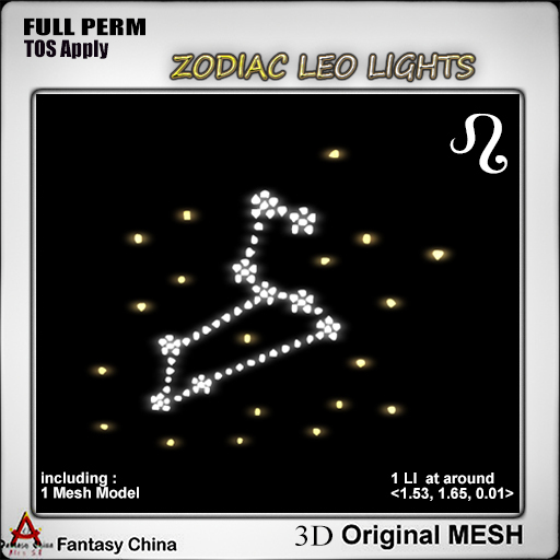 Full Perm Zodiac Leo Lights 