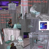 Furnished Shabby Chic Beach Hut for 2-crate