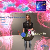 Basket of Flowers to Hold-Bag