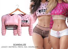 SCANDALIZE. Nayar Top. PinkPale