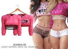 SCANDALIZE. Nayar Top. Pink
