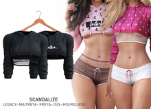 SCANDALIZE. Nayar Top. Black