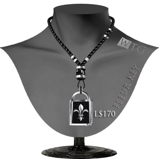 +:+WTG+:+ **fleur key** necklace