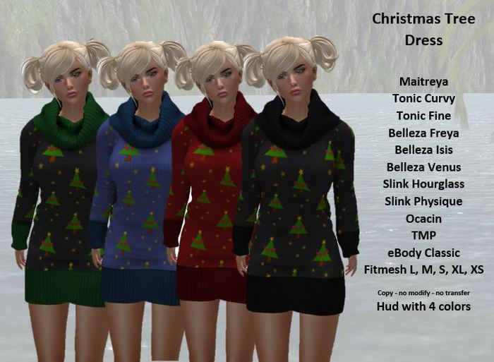 DEMO DW - Christmas Tree Dress