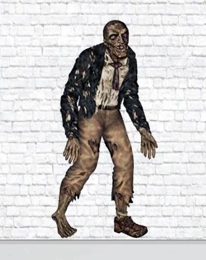 Zombie Wall Decal - Full Perm