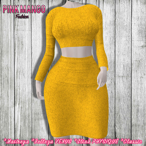 *Pink Mango*  Caitlynn YELLOW