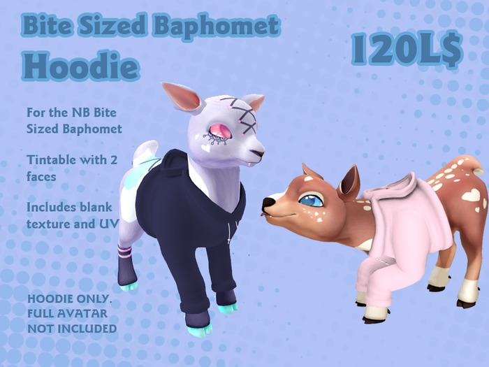 Liminality- Bite Sized Baphomet Hoodie