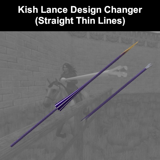 Kish Lance Design Changer (Straight thin lines)