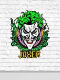 Joker Head Wall Decal - Full Perm