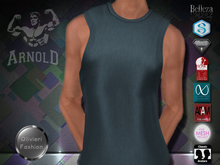 ARNOLD MUSCLE SHIRT - TEAL