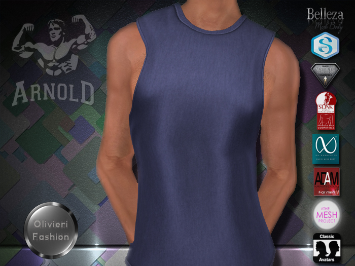 ARNOLD MUSCLE SHIRT - PURPLE