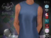 ARNOLD MUSCLE SHIRT - BLUE