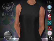 ARNOLD MUSCLE SHIRT - BLACK