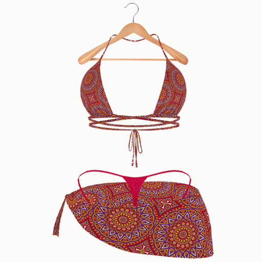 Second Life Marketplace Kiliki Bikini Boho Bikini with Color Change