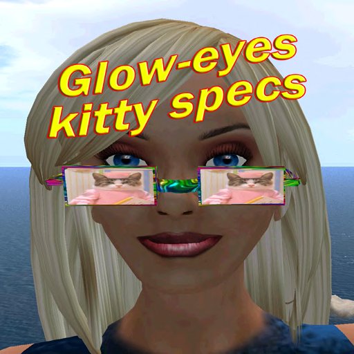 Glow-eyes Kitty specs.