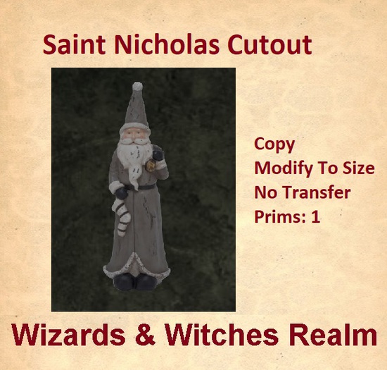 Saint Nicholas Cutout