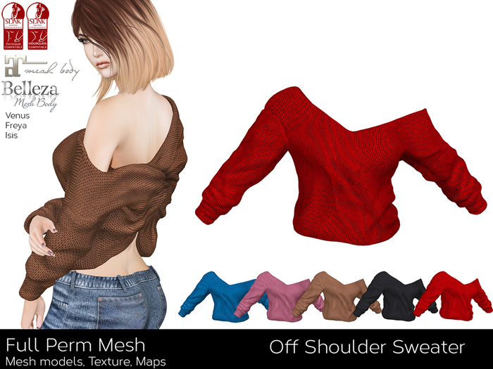 D24 - Off Shoulder Sweater