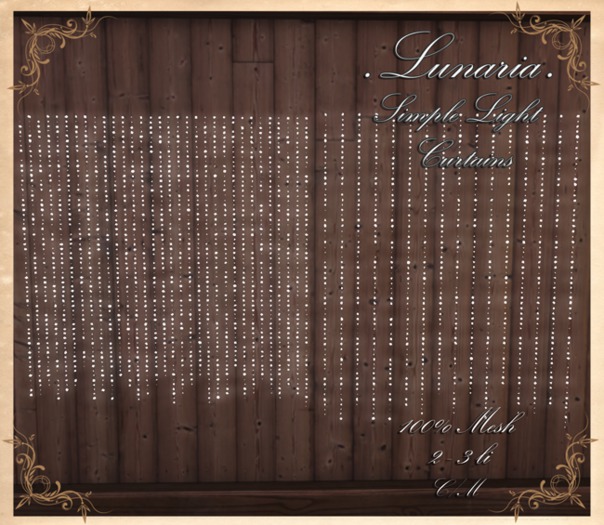 .Lunaria. Simple Light Curtains {Add Me}