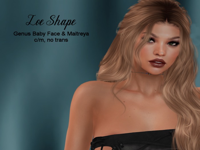 Zoe Shape Genus Baby Face For Maitreya