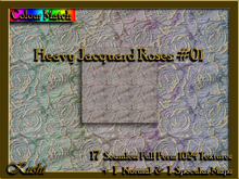 !Kushi! HeavyJacquardRoses01 Textures -WearToUnpack