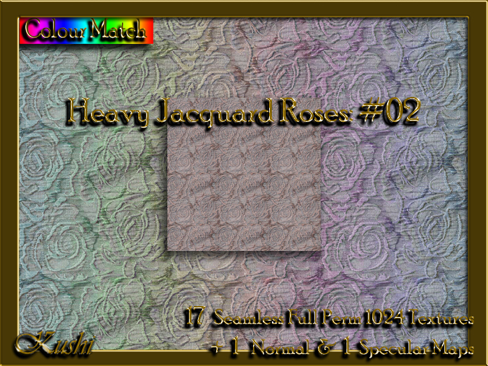 Heavy Jacquard Roses #02 Textures