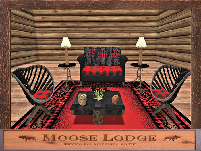 Moose Lodge Living Room Set