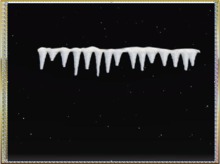 Snowy Icicles