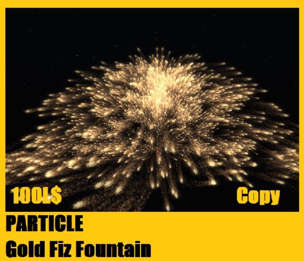 #PARTICLE Gold Fiz Fountain#