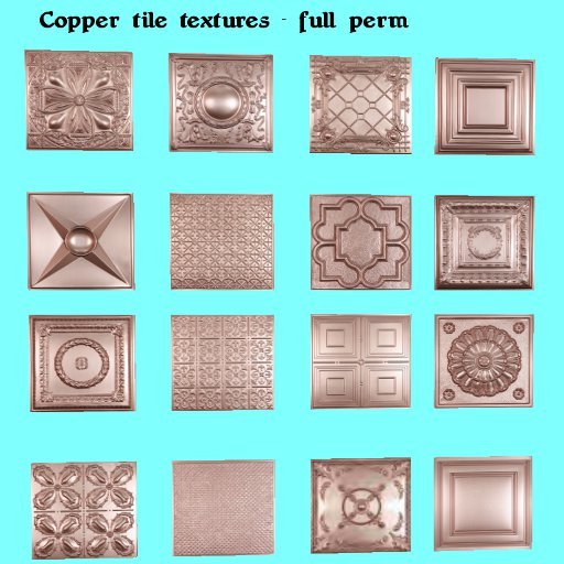 Kittys copper tiles 
