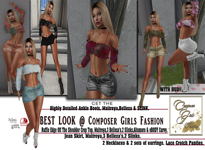 !CGF-*Calixta W/HUD* Complete Skirt Outfit