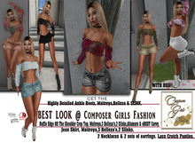 !CGF-*Calixta W/HUD* Complete Skirt Outfit