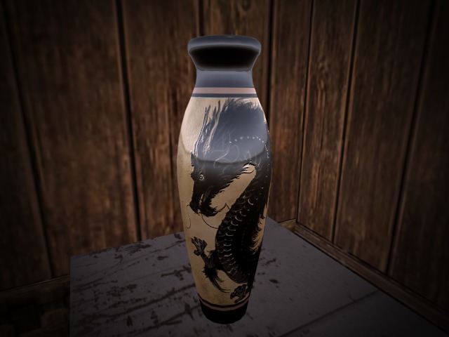 Vase, Dragon 100 B