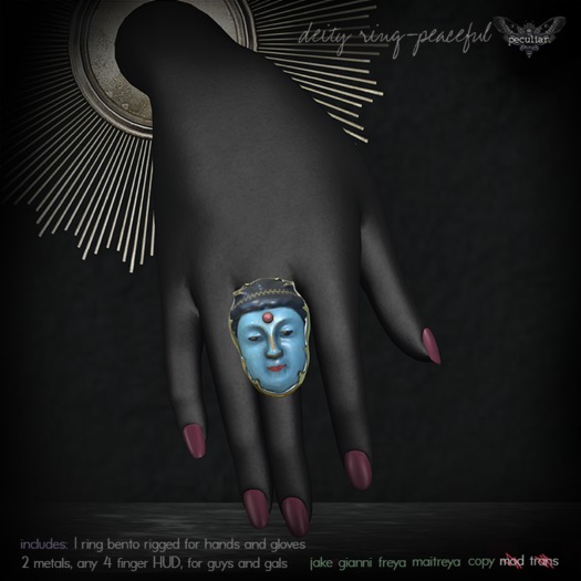 .pt. deity ring - peaceful - guy (add)