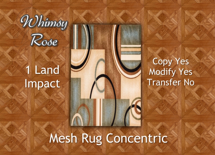 [WR] Mesh Rug Concentric (C/M)