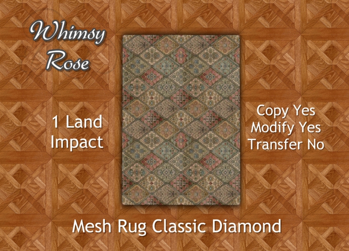 [WR] Mesh Rug Classic Diamond (C/M)