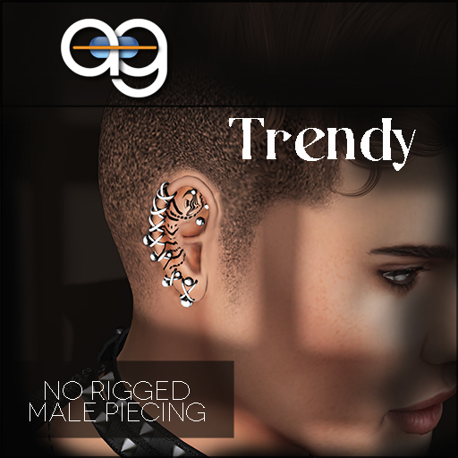 ::AG:: "Trendy" Male piercing no rigged