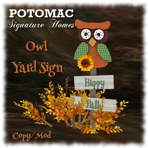 Owl Yard Sign (boxed)