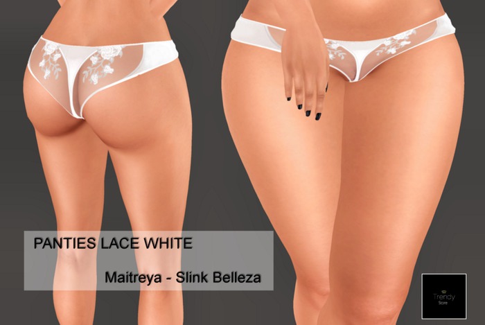 [Trendy Store] 15 Panties Lace White