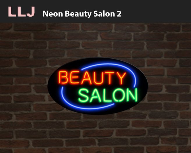 LLJ Neon Beauty Salon 2