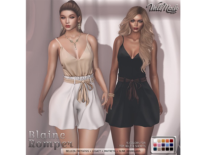 [WellMade] Blaine Romper