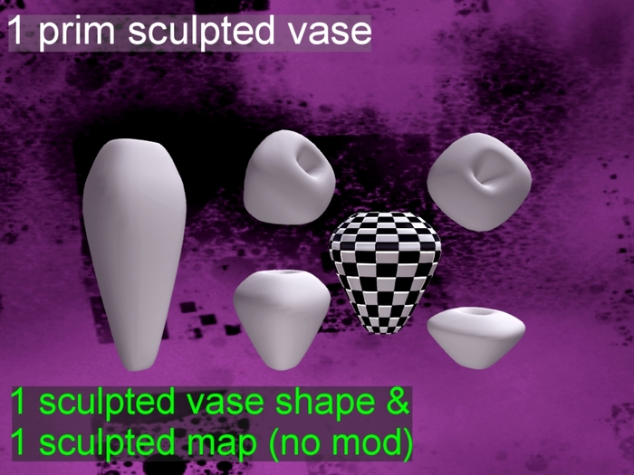 sculpted vase shape