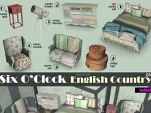 !six o'clock! [ENGLISH COUNTRY-4] Country Armchair*