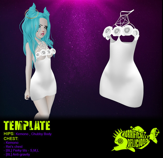 .::: H.D :::. - Dress "Bewitched" version A [TEMPLATE]