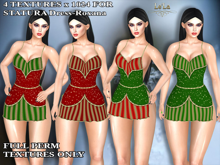 STATURA Dress-Roxana xmas Pack 2