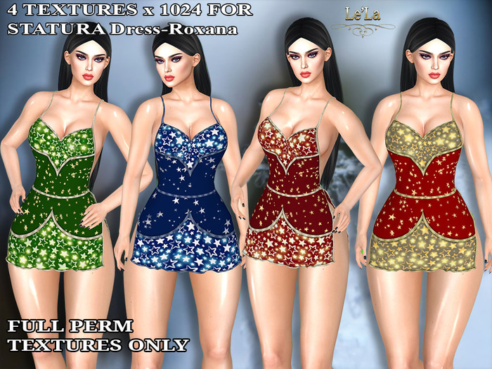 STATURA Dress-Roxana xmas Pack 3