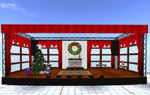 Victorian Themed Christmas Stage